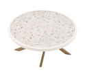 Better Homes & Gardens Paige Steel Outdoor Chat Table, White