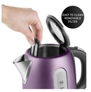 Sencor  1.7L Stainless Steel Electric Kettle (Violet)