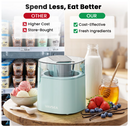 VAVSEA 1.6 qt 2-in-1 Electric Ice Cream Maker