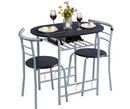 Yaheetech 3-Piece Dining Table & Chair Set for 2