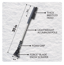 Mallory 35" FORCE™ Snowbrush and Ice Scraper