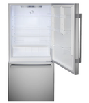 Bosch 100 Series 33 inch 17.2 cu Counter-Depth Bottom Mount Fridge B33CM10SNS - Scratch & Dent