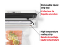 Starfrit Electric Vacuum Sealer with Roll Storage & 5 Preset Functions