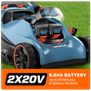 SENIX 17" Electric Cordless Lawn Mower - Pre-Owned