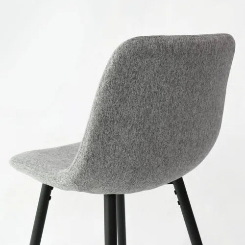 Mercury Row Seidman 26" Upholstered Low Back Counter Stool (Set of 2) in Grey *No Hardware*C005224940 - Refurbished