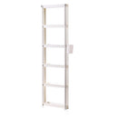 Ebern Designs Slim 6-Tier Plastic Storage Cart with Wheels