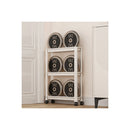 Ebern Designs Slim 6-Tier Plastic Storage Cart with Wheels
