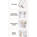 Ebern Designs Slim 6-Tier Plastic Storage Cart with Wheels