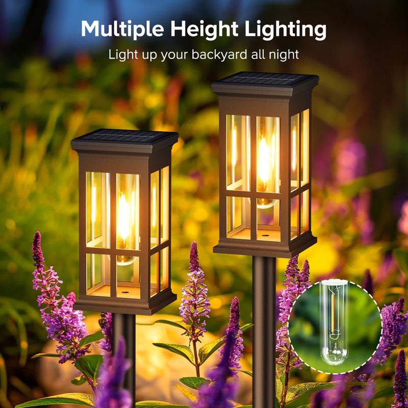 KOOPER Outdoor Solar Garden/Pathway Lights (4 Pack) KOPE1107 - Like New