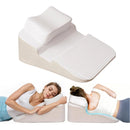 WOWMAX Sound Memory Foam Wedge Pillow with Shoulder Ease Indentation Space & Elevated Headrest