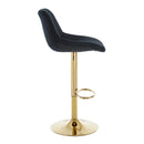 George Oliver Swivel Adjustable Height Bar Stools - Set of 3