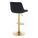 George Oliver Swivel Adjustable Height Bar Stools - Set of 3