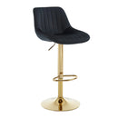 George Oliver Swivel Adjustable Height Bar Stools - Set of 3