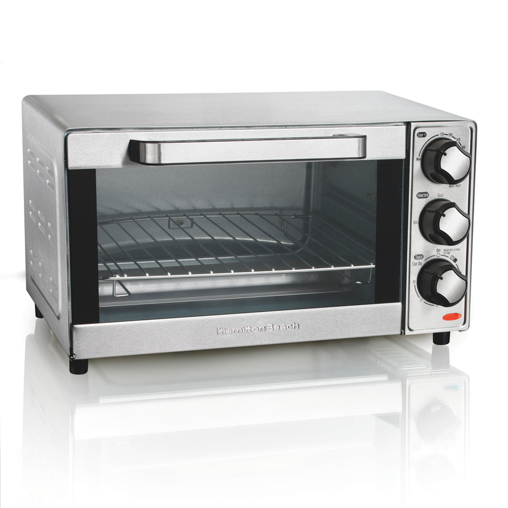 Hamilton Beach 4 Slice Countertop Toaster Oven 31401C Refurbished