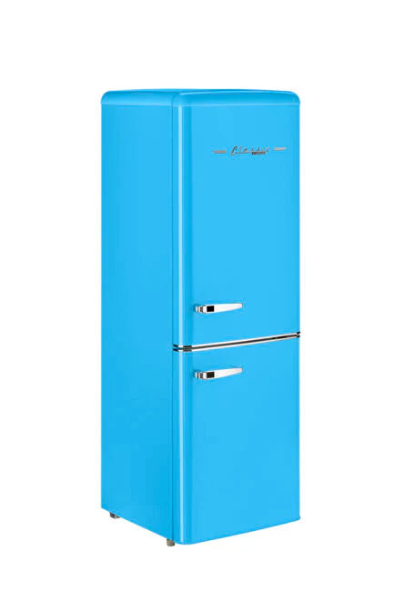 Unique 22 inch 7 cu Retro Bottom Mount Fridge UGP-215L RB AC - Robin Egg Blue - Scratch and Dent