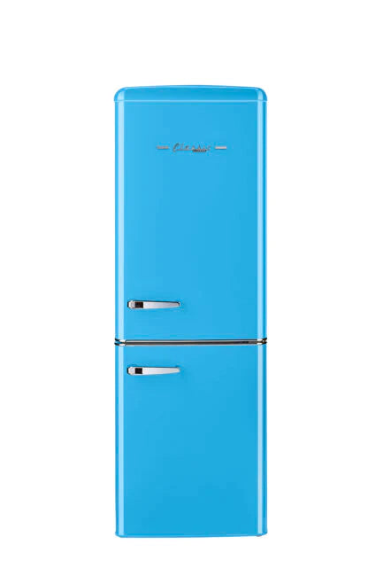 Unique 22 inch 7 cu Retro Bottom Mount Fridge UGP-215L RB AC - Robin Egg Blue - Scratch and Dent