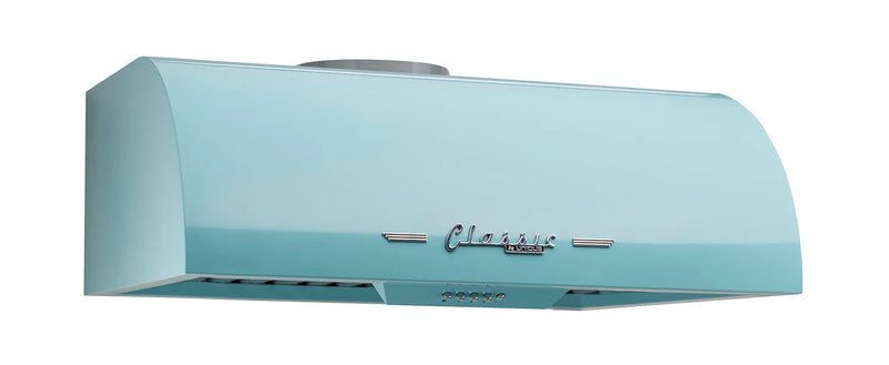 Unique 24” Retro Range Hood UGP-24CR RH T - Ocean Mist Turquoise - Scratch & Dent