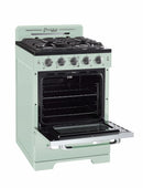 Unique Appliances 24” 2.9 cu Gas Range UGP-24CR-LG - Summer Mint Green - Scratch & Dent