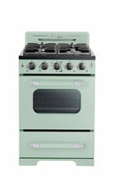Unique Appliances 24” 2.9 cu Gas Range UGP-24CR-LG - Summer Mint Green - Scratch & Dent