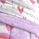 Dream Factory Unicorn Rainbow Full Comforter Set C000933601 - Like New