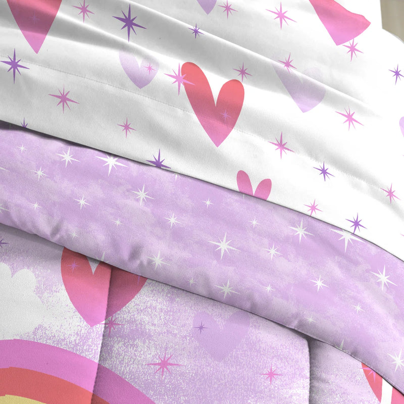 Dream Factory Unicorn Rainbow Full Comforter Set C000933601 - Refurbished