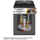 Laveuse à chargement par le haut Whirlpool noire 6,1 pi³ WTW6157PB - Rayures et bosses