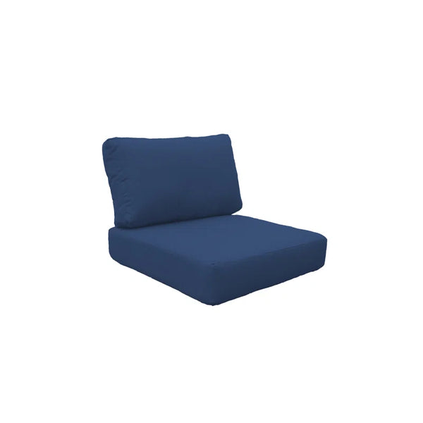 Sol 72 Outdoor™ Waterbury Outdoor 6'' Replacement Cushion Set Cushion Cover (Set of 2) in Navy C002156181 - Refurbished