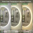 Wayfair Basics® 24" UL Certified LED Anti-Fog Tempered Glass Round Mirror