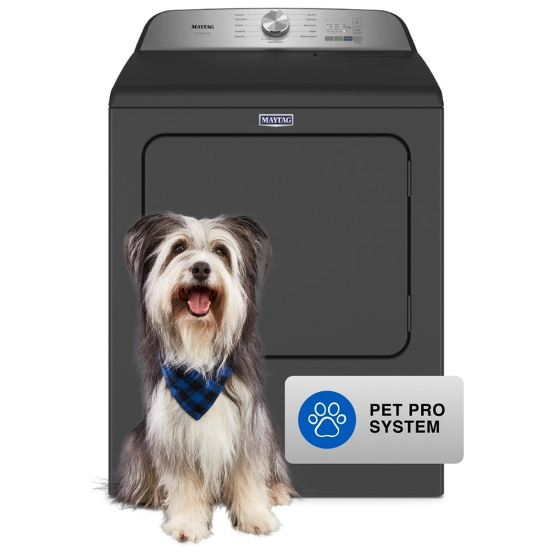 Maytag 7 cu Pet Pro Electric Dryer YMED6500MBK - Scratch and Dent