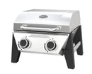 Expert Grill 2-Burner Stainless Steel Tabletop Propane BBQ