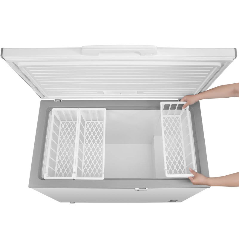 Midea 10.4 cu Convertible Chest Freezer or Fridge MRC10M5CWW - Scratch and Dent