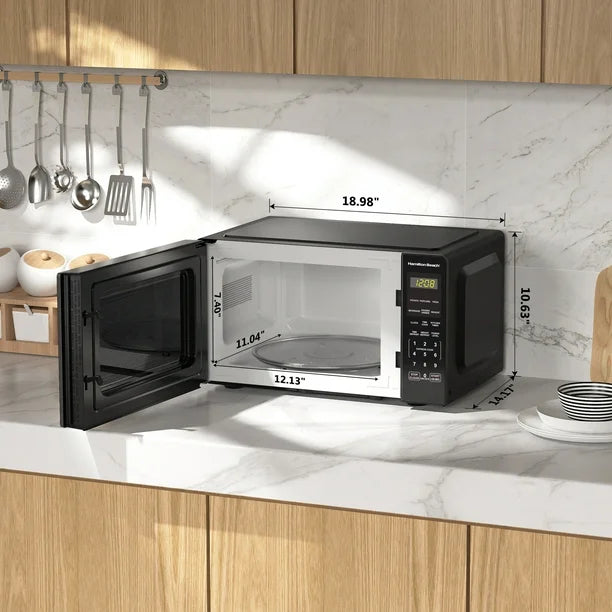 Hamilton Beach 0.9 Cu ft 900 W Countertop Microwave HBCMPG09S1-L2 - Refurbished