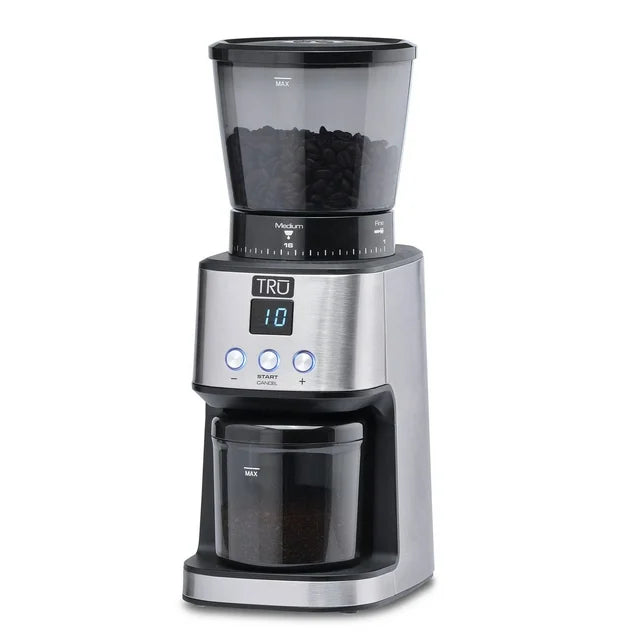TRU Large Capacity Conical Burr Grinder CG-015SCN - Refurbished