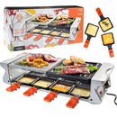 MasterChef 8-Person Raclette Grill with Stone & Grill Plate –