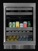 Stirling Marathon 24" 5.3 cu. ft. Built-In Dual Zone Wine & Beverage Cooler S4-D250SS – Scratch & Dent