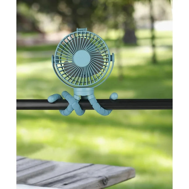 Mainstays Rechargeable Personal Flex Fan with Adjustable Tripod 00814645029797 - Refurbished