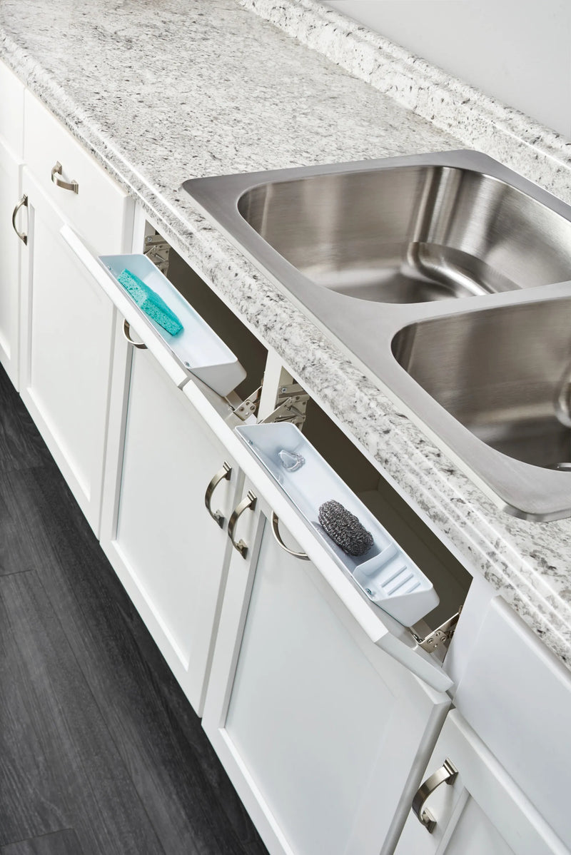 Rev-A-Shelf Polymer Sink Front Tip-Out Trays LD-6572-14-11-1 - Like New