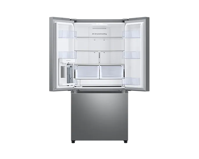 Samsung 33 inch 24.5 cu French Door Fridge with Beverage Center RF25C5551SR/AA - Scratch & Dent