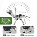 Fauteuil de jardin Costway rembourré 0-Gravity, inclinable et pliable, A1Q2-10N34-A7DK-1 - Comme neuf