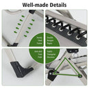 Fauteuil de jardin Costway rembourré 0-Gravity, inclinable et pliable, A1Q2-10N34-A7DK-1 - Comme neuf