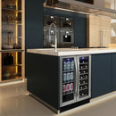 Danby 5.2 cu Dual Temperature Zone Built-in Beverage Center DBC052A1BSS - Scratch and Dent
