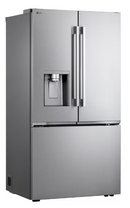 Réfrigérateur LG 36 pouces, 24 pi³, profondeur comptoir, portes françaises intelligentes LF24Z6530S - Rayures et bosses 