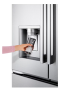 Réfrigérateur LG 36 pouces, 24 pi³, profondeur comptoir, portes françaises intelligentes LF24Z6530S - Rayures et bosses 