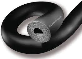 ArmaFlex 3/8in x 3/8in Wall Flexible Black Lap Seal Tube Insulation, 6ft L