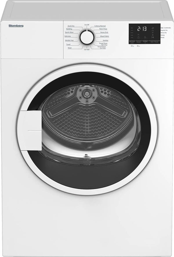 Blomberg 24 inch 3.7 cu Ventless Electric Dryer DV17600W2 - Scratch & Dent