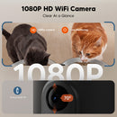 Wopet Heritage View Automatic Pet Feeder with Camera (Dual Bowls)