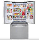 LG 33" 24 cu. ft. Smart InstaView French Door Refrigerator with Craft Ice LRFVS2503S - Refurbished