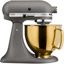 KitchenAid® 5 QT Stand Mixer Stainless Steel Bowl - Gold