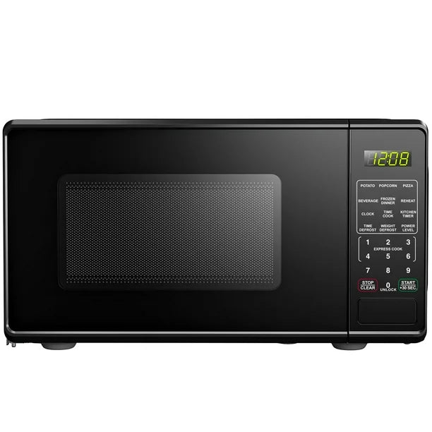 Mainstays 0.7 cu ft 700W Countertop Microwave MSCMVB07BK-L2 - Refurbished