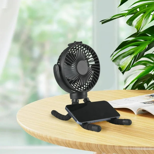 Mainstays Rechargeable Personal Flex Fan with Adjustable Tripod F06 - Refurbished